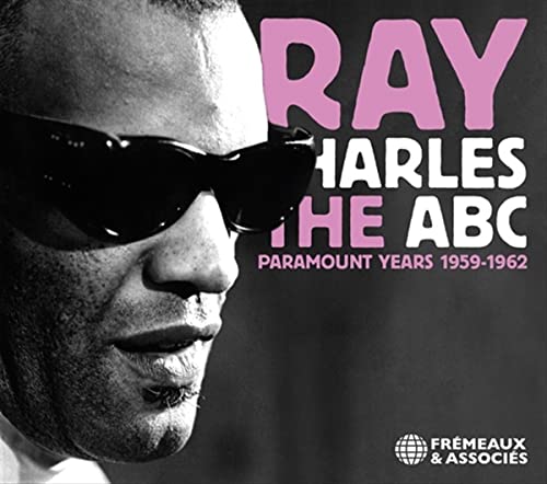 Ray Charles CD cover featuring a close-up portrait with sunglasses.
