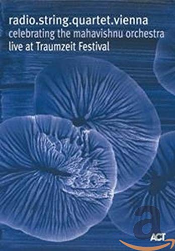 DVD cover featuring blue, abstract, circular organic shapes against a textured dark blue background.