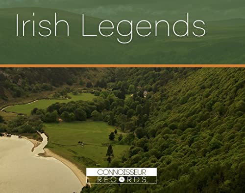 CD cover for “Irish Legends” featuring a green Irish landscape.