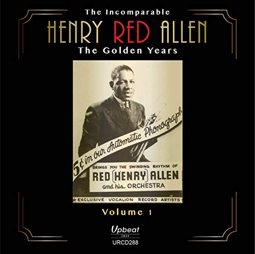 CD cover for Henry Red Allen's "The Incomparable Henry Red Allen Volume 1.