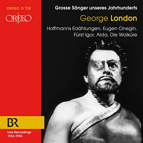 CD cover featuring black and white portrait of opera singer George London.