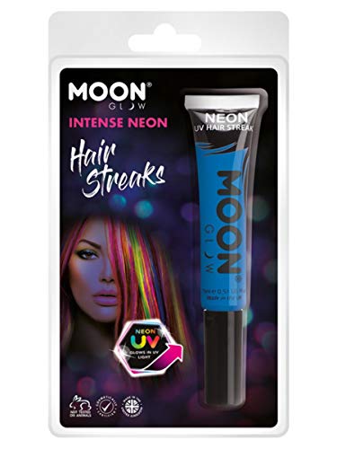 Moon Glow Intense Neon UV Hair Streaks Blue