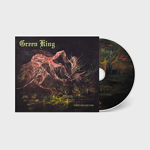 CD case and disc with dark artwork featuring red tendrils and green foliage.
