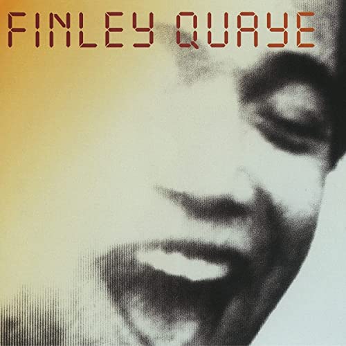 Finley Quaye album cover, close-up portrait with textured background.