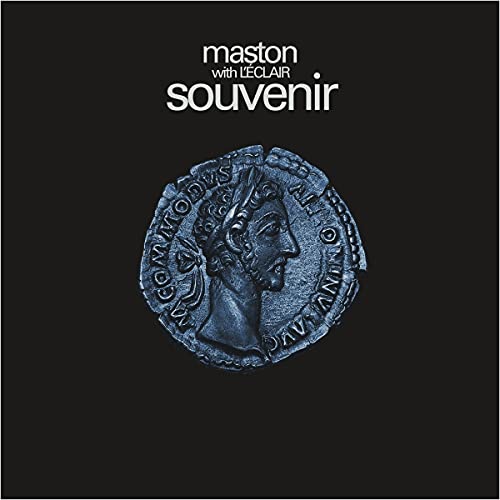 CD cover for "Souvenir" by Maston with Léclair, featuring an ancient coin.