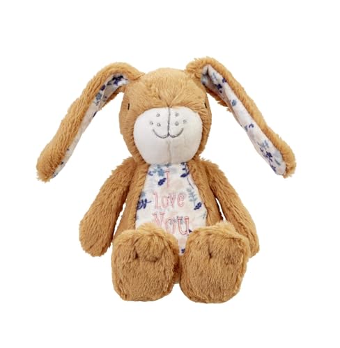 Rainbow Designs Little Nutbrown Hare Toy Rabbit - Adorable Soft Bunny Teddy from Classic Children's Book Guess How Much I Love You, Plush Velvet Ears, Embroidered 'I Love You' Motif