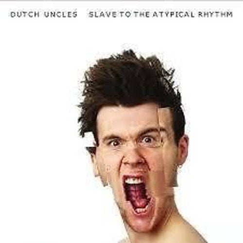 Album cover for Dutch Uncles featuring a distorted, fragmented face.
