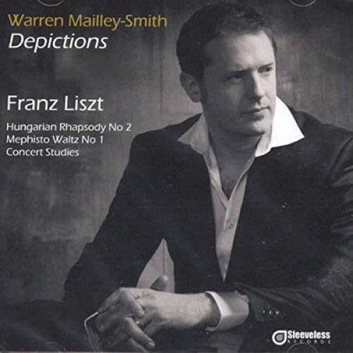 CD cover featuring pianist Warren Mailley-Smith in formal wear.