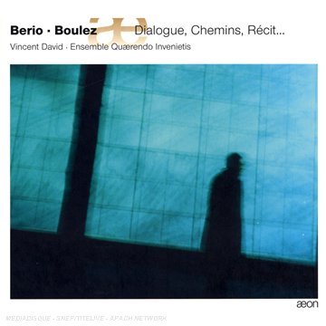 A CD cover featuring a silhouette against a blue-tinted window grid.