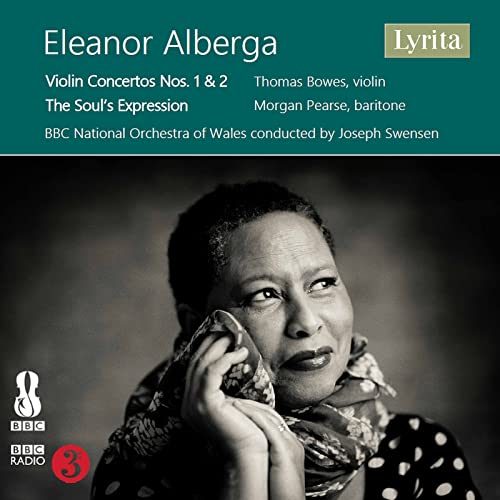 CD cover featuring a portrait of composer Eleanor Alberga.