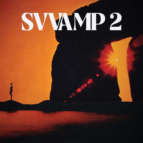 CD cover for Svvamp 2, featuring a silhouetted landscape and sunset.