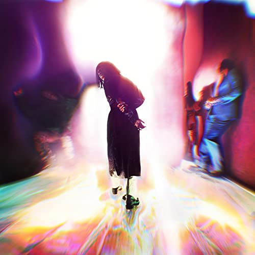 CD cover for Obongjayar’s “Some Nights I Dream of Doors” with a blurred figure.