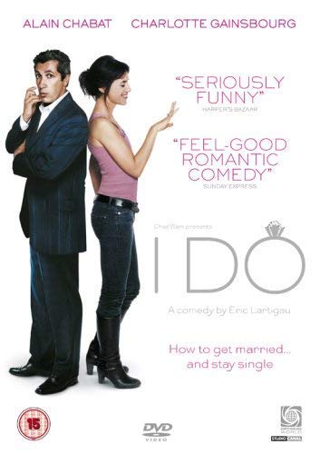 DVD cover for "I Do" featuring Alain Chabat and Charlotte Gainsbourg.