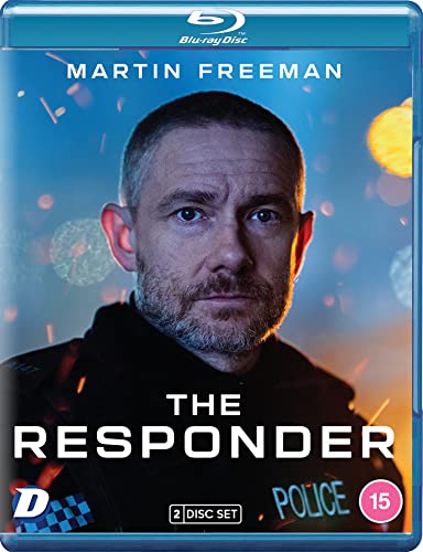 Blu-ray cover for "The Responder" featuring Martin Freeman’s portrait.