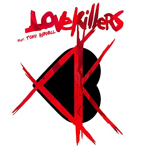 CD cover with red “Lovekillers” text and a slashed black heart.