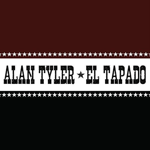 CD cover for Alan Tyler’s “El Tapado” with text and star borders.