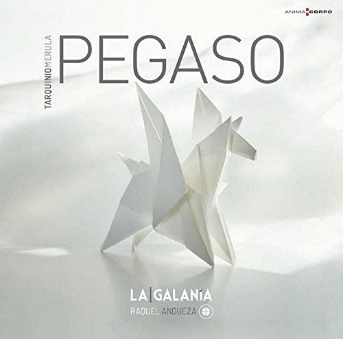 A white origami horse on a white background with text overlay.