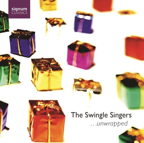CD cover with colorful, partially unwrapped gift boxes and text.