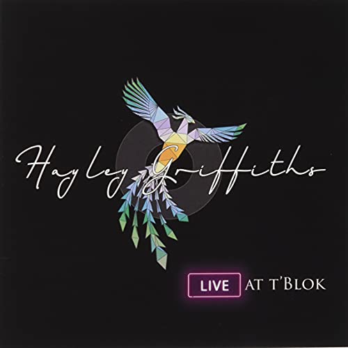 Hayley Griffiths album cover featuring a geometric, colorful phoenix design.