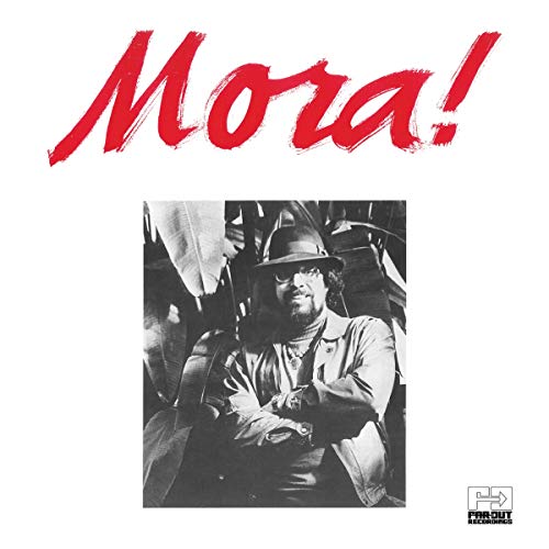 Vinyl album cover featuring a black and white portrait of Francisco Mora.