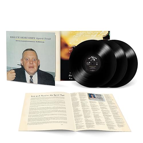 Bruce Hornsby’s “Spirit Trail” 25th Anniversary vinyl reissue with booklet.