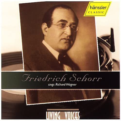 CD cover featuring a portrait of opera singer Friedrich Schorr.