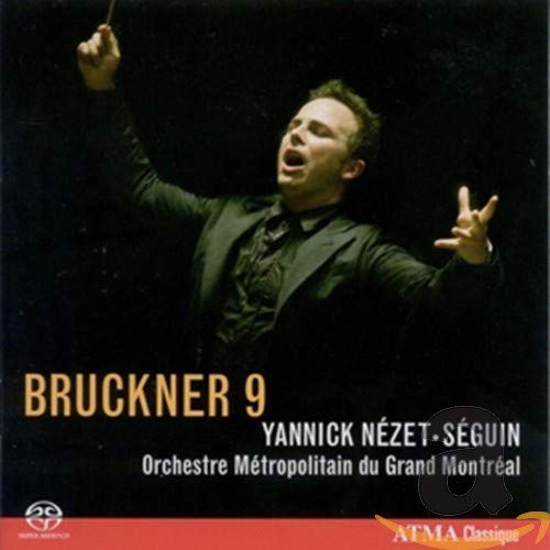 CD cover: Yannick Nézet-Séguin conducting, text "Bruckner 9" visible.