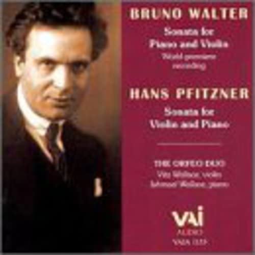 CD cover featuring a portrait of Bruno Walter and text details.