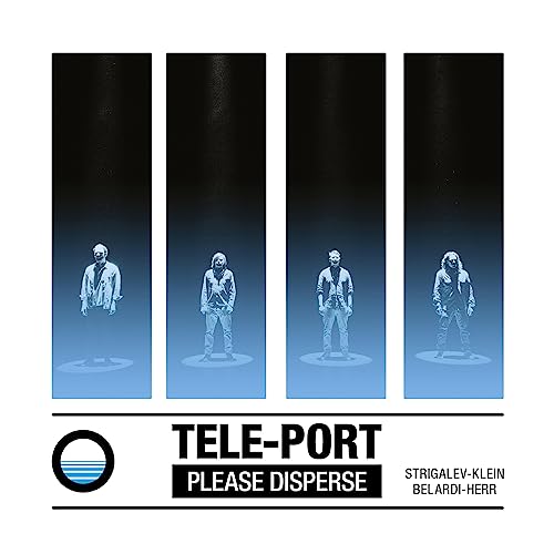 CD cover: four fading figures in blue, with album title "Tele-Port".