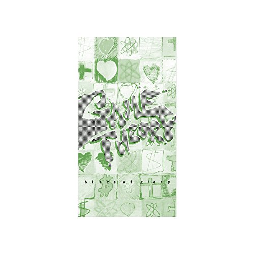 Green album cover with graffiti-style text "Game Theory - Blaze of Glory".
