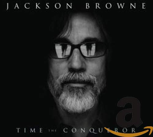 Black and white portrait of Jackson Browne with album title text.