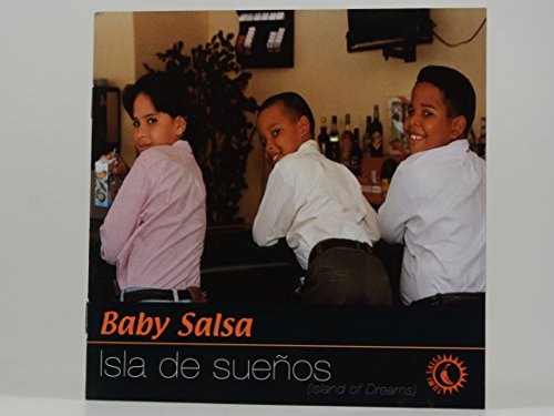 CD cover featuring three smiling boys in white shirts, “Baby Salsa” text.