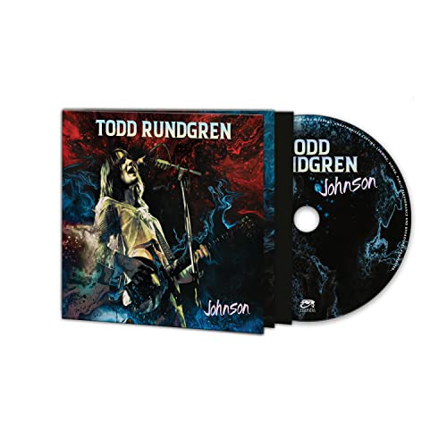 Todd Rundgren's "Johnson" CD case with image of performer and disc.