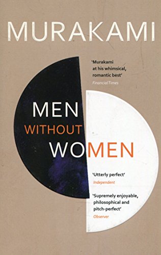 "Book cover of 'Men Without Women' by Murakami, featuring a split black and white yin-yang design."
