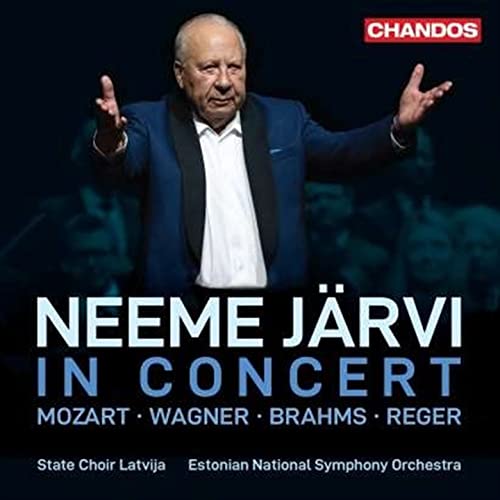 Neeme Järvi conducting, CD cover for "State Choir Latvija" concert.