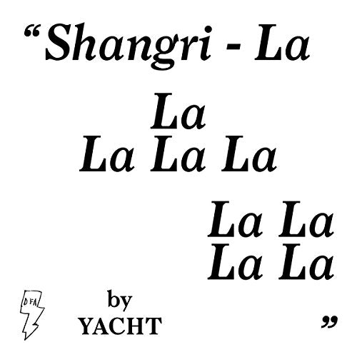 Black and white text reading “Shangri-La” and “Yacht” on a white background.