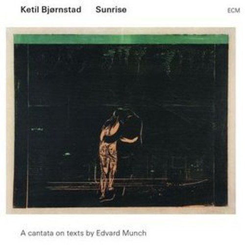 Album cover with dark-toned image of a person standing, surrounded by white background.