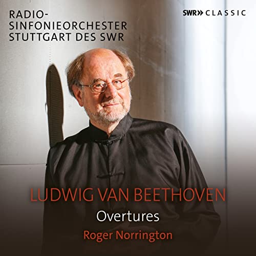 CD cover featuring portrait of Roger Norrington and text “Ludwig van Beethoven”.