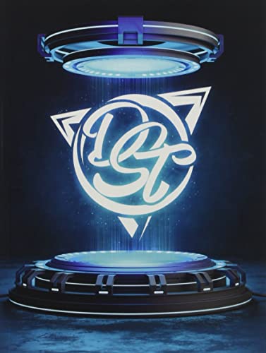 CD case with a glowing, stylized "LG" logo on a dark background.