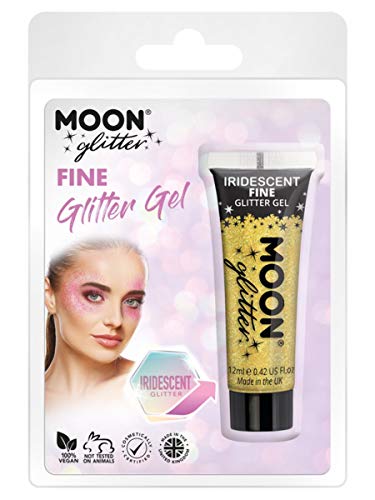 Moon Glitter Iridescent Glitter Gel Yellow