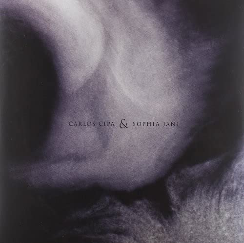 Album cover for "Relive" by Carlos Cipa & Sophia Jani, abstract purple tones.