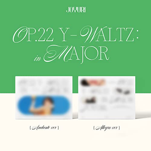 CD cover for Joyuri's "Op.22 Y-Waltz: In Major" with blurred images.