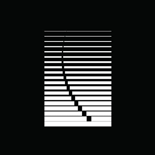 The image depicts a barcode on a black background. Alt text: Barcode with black and white horizontal lines on a black background.