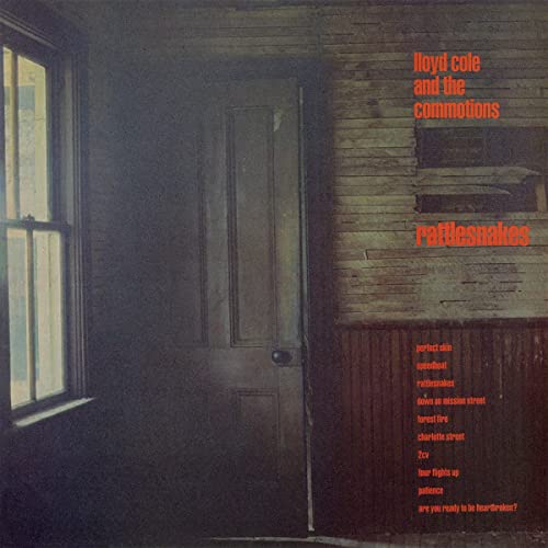 Album cover for Lloyd Cole And The Commotions’ “Rattlesnakes” vinyl record.