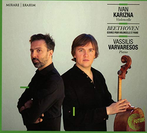 CD cover featuring two musicians and a cello on a teal background.