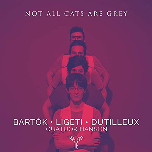 CD cover with stacked portraits of four people against a purple background.