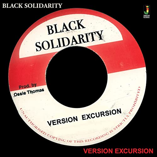 CD cover: black and red target design with "Black Solidarity Version Excursion" text.