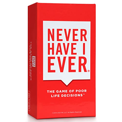 Never Have I Ever Classic Edition Card Game Set | Fun Game Night Party Games for Adults | For 4+ Players | Ages 17 +