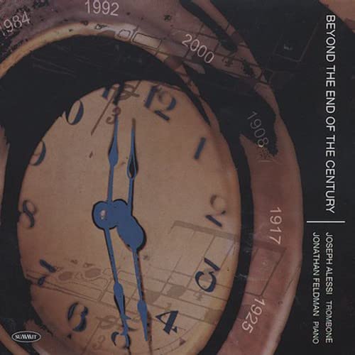 CD cover with a distorted clock face and dates from 1908 to 2000.