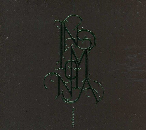 Dark CD cover with ornate green lettering spelling "Insomnia" and "Washington".